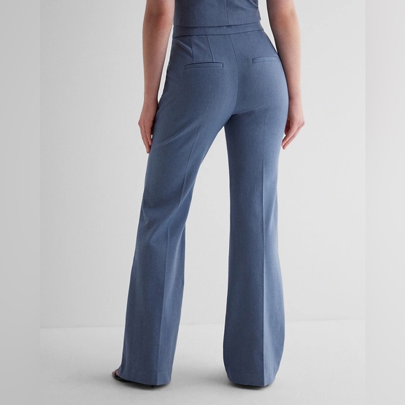 NWT Editor High Waisted Trouser Flare Pant - 10R - Picture 3 of 6